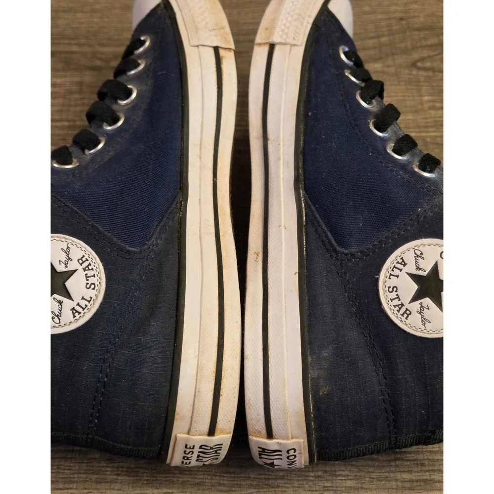 Converse Chuck Taylor All Star High Street Mid Sneakers Mens 7.5 Womens 9.5 Navy - Picture 6 of 11